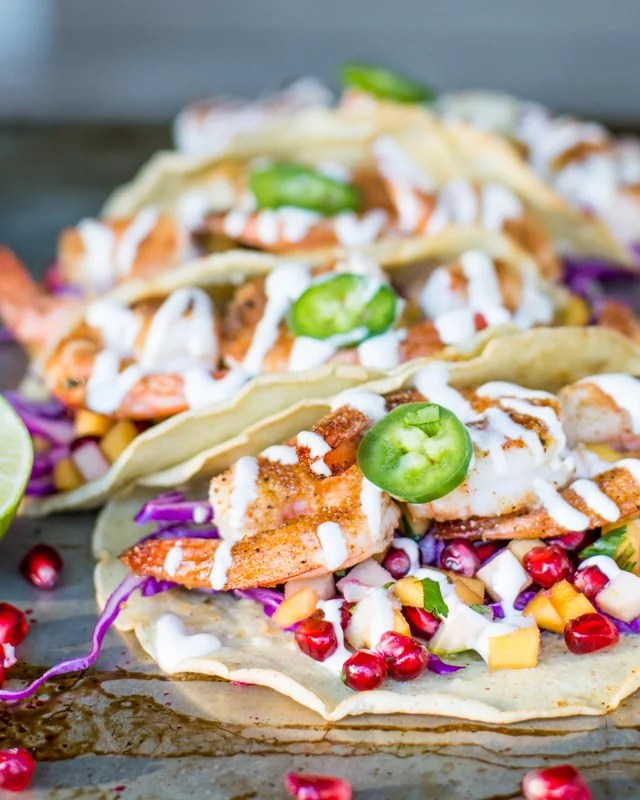 quick and easy paleo shrimp tacos